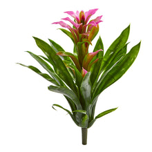 15" Artificial Bromeliad Flower (Set of 4) - Low Maintenance, Life-Like & Vibrant Silk Flowers For Busy People.