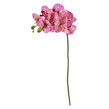 28" Artificial Orchid Phalaenopsis Flower Stem (Set of 6) - Low Maintenance, Life-Like & Vibrant Silk Flowers For Busy People.