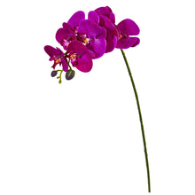 28" Artificial Orchid Phalaenopsis Flower Stem (Set of 6) - Low Maintenance, Life-Like & Vibrant Silk Flowers For Busy People.