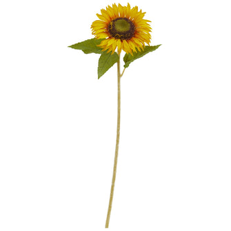24" Artificial Sunflower Flower (Set of 12) - Low Maintenance, Life-Like & Vibrant Silk Flowers For Busy People.