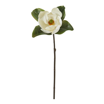 28" Artificial Magnolia Flower (Set of 3) - Low Maintenance, Life-Like & Vibrant Silk Flowers For Busy People.