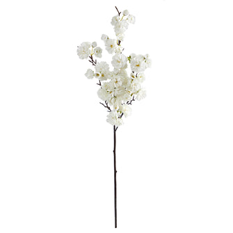 35" Artificial Cherry Blossom Flower (Set of 3) - Low Maintenance, Life-Like & Vibrant Silk Flowers For Busy People.