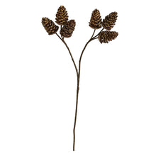 32" Artificial Pinecone Spray (Set of 6) - Low Maintenance, Life-Like & Vibrant Silk Flowers For Busy People.