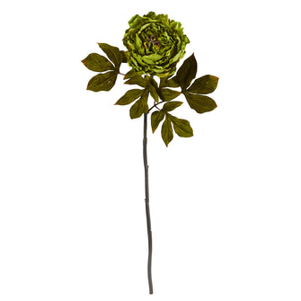 30" Artificial Peony Flower (Set of 6) - Low Maintenance, Life-Like & Vibrant Silk Flowers For Busy People.