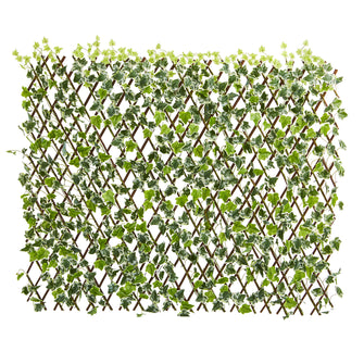 39" x 59" Artificial English Ivy Expandable Fence Privacy, UV Resistant & Waterproof - Low Maintenance, Life-Like & Vibrant Silk Plants For Busy People.