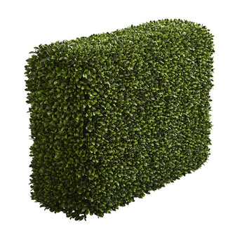 41" x 30" Artificial Boxwood Hedge (indoor/Outdoor) - Low Maintenance, Life-Like & Vibrant Silk Plants For Busy People.