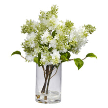 15" Artificial Lilac Flower Arrangement