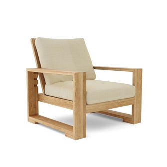 Deep Seat Capistrano Arm-Chair Masterfully Crafted In Teak, Rests The Mind & Body, From Designer Sketches To Your Patio (Or Living Room).