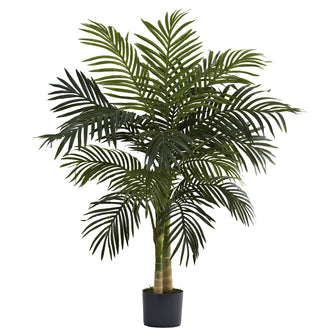 4' Artificial Golden Cane Palm Tree - Low Maintenance, Life-Like & Vibrant Silk Trees For Busy People.