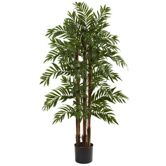 4' Artificial Parlour Palm Tree - Low Maintenance, Life-Like & Vibrant Silk Trees For Busy People.