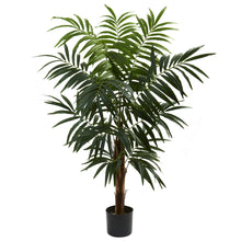 4.5' Artificial Bulb Areca Tree - Low Maintenance, Life-Like & Vibrant Silk Trees For Busy People.