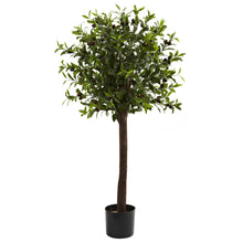 4' Artificial Olive Topiary Silk Tree - Low Maintenance, Life-Like & Vibrant Silk Trees For Busy People.