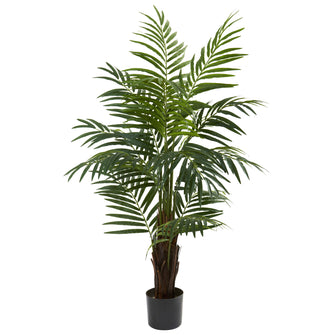 4' Artificial Areca Palm Tree - Low Maintenance, Life-Like & Vibrant Silk Trees For Busy People.