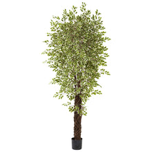 7.5' Artificial Variegated Mini Ficus w/4131 Lvs - Low Maintenance, Life-Like & Vibrant Silk Trees For Busy People.