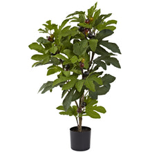 32" Artificial Fig Tree w/42 Lvs & 15 Figs - Low Maintenance, Life-Like & Vibrant Silk Trees For Busy People.