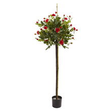 36" Artificial Rose Topiary Silk Tree w/Planter - Low Maintenance, Life-Like & Vibrant Silk Trees For Busy People.