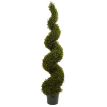6' Artificial Rosemary Spiral Tree (Indoor/Outdoor) - Low Maintenance, Life-Like & Vibrant Silk Trees For Busy People.