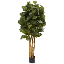 5' Artificial Fiddle Leaf Fig Tree - Low Maintenance, Life-Like & Vibrant Silk Trees For Busy People.