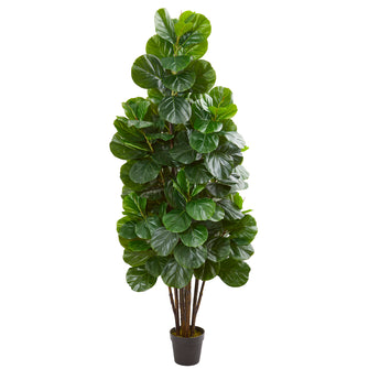 6' Artificial Fiddle Leaf Fig Tree - Low Maintenance, Life-Like & Vibrant Silk Trees For Busy People.