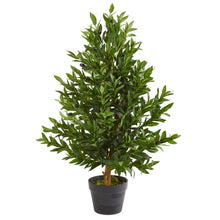 35" Artificial Olive Cone Topiary Tree UV Resistant (Indoor/Outdoor) - Low Maintenance, Life-Like & Vibrant Silk Trees For Busy People.