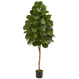 6' Artificial Fiddle Leaf Fig Tree - Low Maintenance, Life-Like & Vibrant Silk Trees For Busy People.