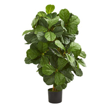 3.5' Artificial Fiddle Leaf Tree - Low Maintenance, Life-Like & Vibrant Silk Trees For Busy People.