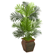 3' Artificial Paradise Palm Tree in Decorative Planter - Low Maintenance, Life-Like & Vibrant Silk Trees For Busy People.