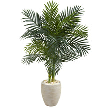 4.5' Artificial Golden Cane Palm Tree in Oval Planter - Low Maintenance, Life-Like & Vibrant Silk Trees For Busy People.