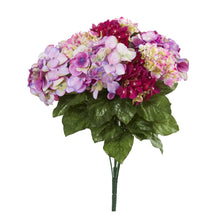 19" Artificial Hydrangea Plant (Set of 3) - Low Maintenance, Life-Like & Vibrant Silk Flowers For Busy People.