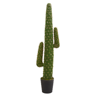 4.5' Artificial Cactus Plant - Low Maintenance, Life-Like & Vibrant Silk Plants For Busy People.
