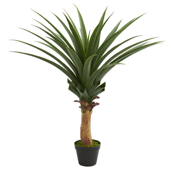 3.5' Artificial Agave Plant - Low Maintenance, Life-Like & Vibrant Silk Plants For Busy People.