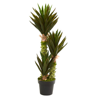 3.5' Artificial Agave Plant - Low Maintenance, Life-Like & Vibrant Silk Plants For Busy People.