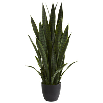38" Artificial Sansevieria Plant - Low Maintenance, Life-Like & Vibrant Silk Plants For Busy People.