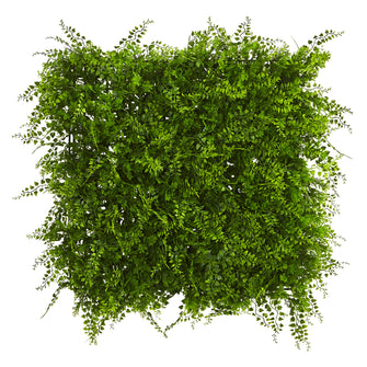 20" x 20" Artificial Fern Privacy Panel, UV Resistant (Indoor/Outdoor) - Low Maintenance, Life-Like & Vibrant Silk Plants For Busy People.