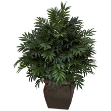 43" Artificial Triple Bamboo Palm w/Decorative Planter - Low Maintenance, Life-Like & Vibrant Silk Plants For Busy People.