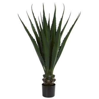 38" Artificial Agave Plant - Low Maintenance, Life-Like & Vibrant Silk Plants For Busy People.