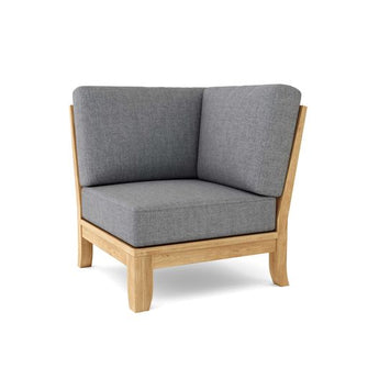 Sink Into This 6-Piece Sectional in Teak That Radiates Quality, Deep Seats Rests Your Mind & Body.