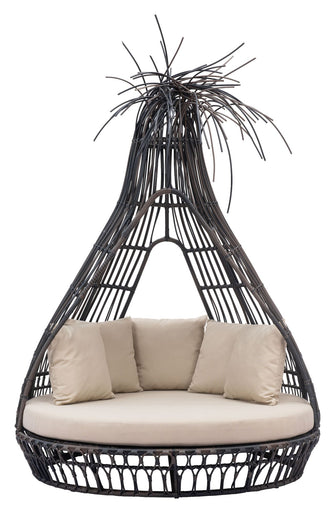 A Unique Tangalle Daybed, Includes All Cushions & Pillows, Brings A Modern Classic Aesthetic To Your Patio.