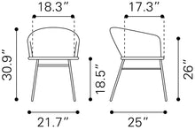 2 x Zaragoza Dining Chair In A Natural Finish , Ships In 24 Hours