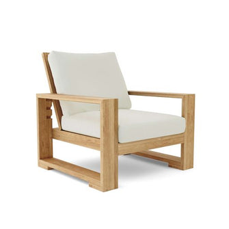 Deep Seat Capistrano Arm-Chair Masterfully Crafted In Teak, Rests The Mind & Body, From Designer Sketches To Your Patio (Or Living Room).