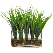 9" Artificial Vanilla Grass in Oval Vase - Low Maintenance, Life-Like & Vibrant Silk Plants For Busy People.