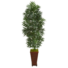 5.5' Bamboo Palm Artificial Plant in Decorative Planter - Low Maintenance, Life-Like & Vibrant Silk Plants For Busy People.