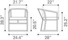 Attractive Darce Accent Chair, Arrives Fully Assembled & Ships In 24 HRS, Includes Cushion.