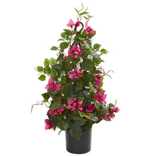 24" Artificial Bougainvillea Climbing Plant - Low Maintenance, Life-Like & Vibrant Silk Plants For Busy People.