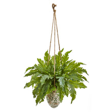 29" Fern Artificial Plant in Hanging Vase - Low Maintenance, Life-Like & Vibrant Silk Plants For Busy People.