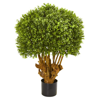 3' Artificial Boxwood Topiary Tree - Low Maintenance, Life-Like & Vibrant Silk Trees For Busy People.