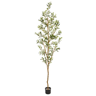 82" Artificial Olive Artificial Tree - Low Maintenance, Life-Like & Vibrant Silk Trees For Busy People.