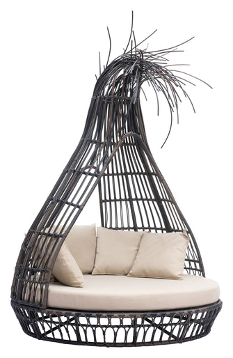 A Unique Tangalle Daybed, Includes All Cushions & Pillows, Brings A Modern Classic Aesthetic To Your Patio.
