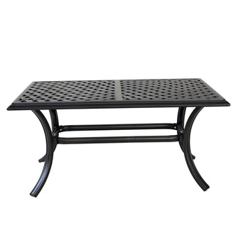 21" x 42'' Aluminium Coffee Table - Remains Rust Free With UV Repellent Powder Coat Finish, Delivered Free.