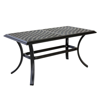 21" x 42'' Aluminium Coffee Table - Remains Rust Free With UV Repellent Powder Coat Finish, Delivered Free.